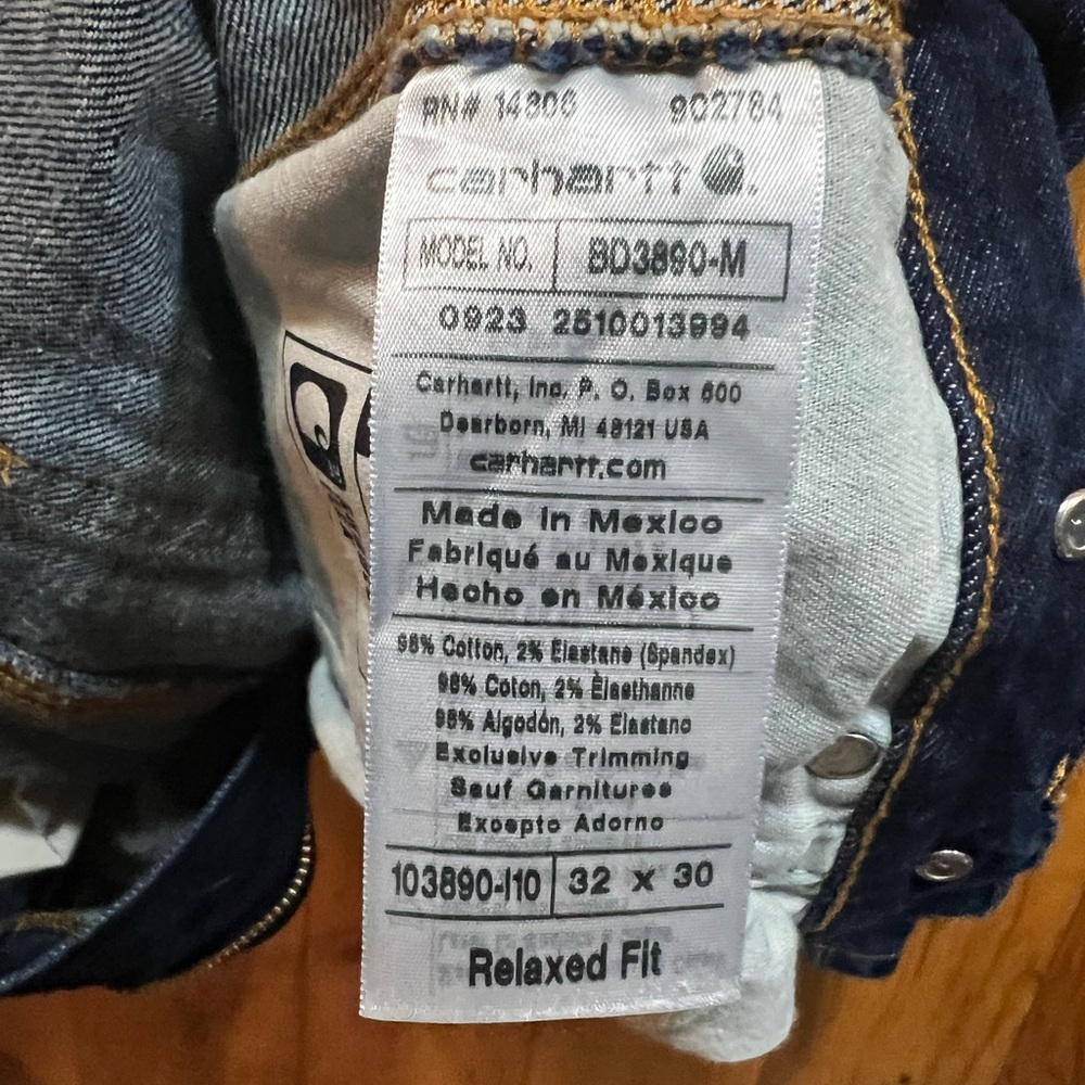 Carhartt Loose Fit Double-Front Utility Logger Jean - Picture 6 of 6
